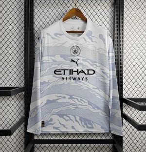 24/25 Manchester City Puma Year of the Dragon White Long Sleeve Jersey