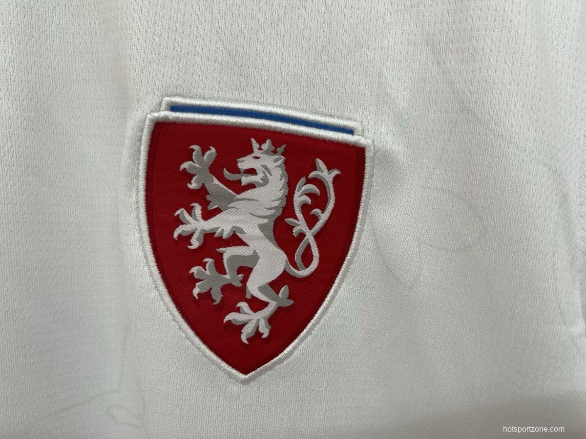 2024 Czech Republic Away White Jersey