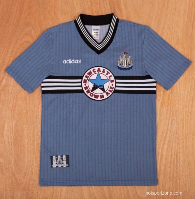 Retro 95/96 Newcastle United Away Grey Jersey