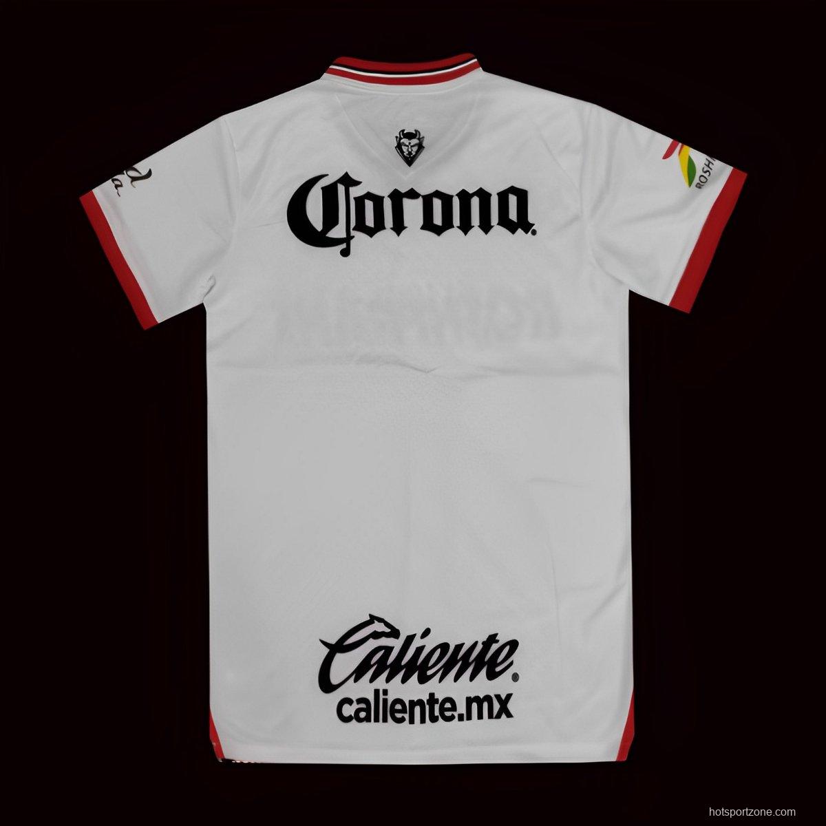 24/25 Toluca Away White Jersey