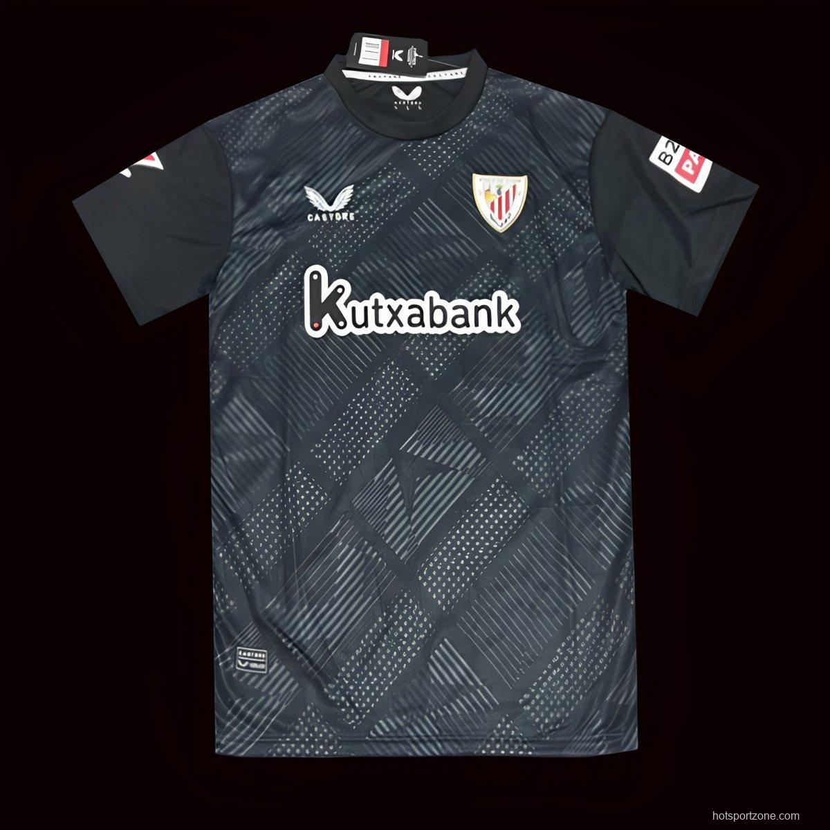 24/25 Athletic Bilbao Black Goalkeeper Jersey