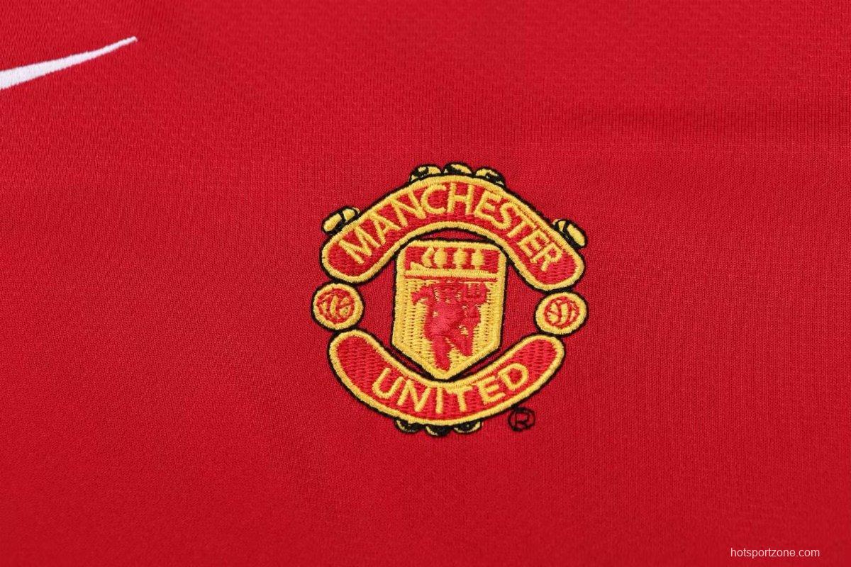 Retro Kids 04/06 Manchester United Home Jersey