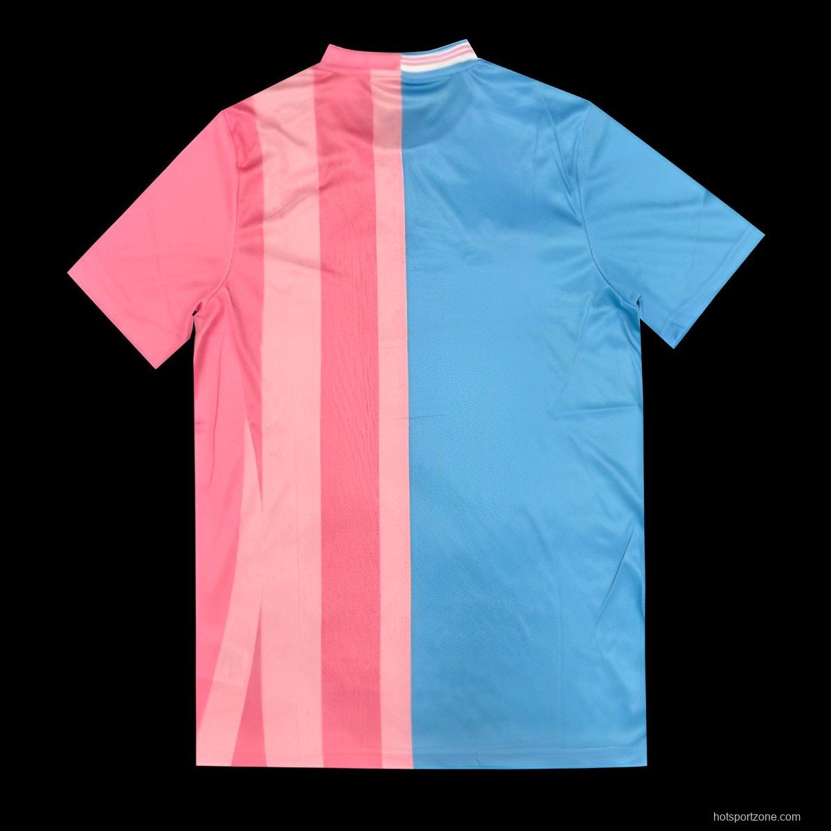 25/26 Inter Miami Blue and Pink Split Design Jersey