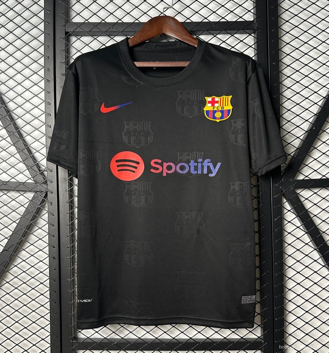 25/26 FC Barcelona Black with Spotify Logo Jersey