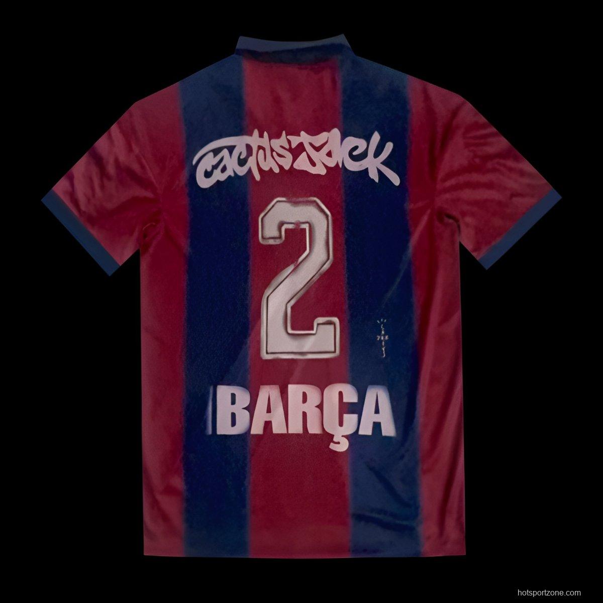 25/26 Barcelona Travis Scott Special Jersey