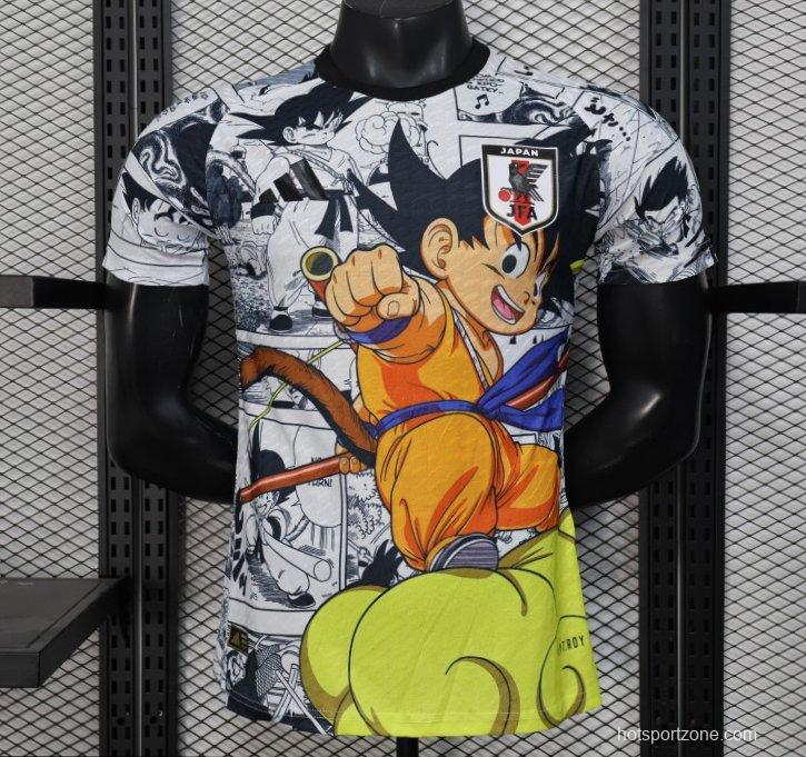 Player Version 2025 Japan White with Dragon Ball Manga Jersey