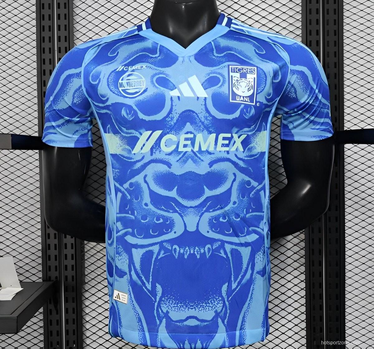 Player Version 25/26 Tigres Away Blue Jersey