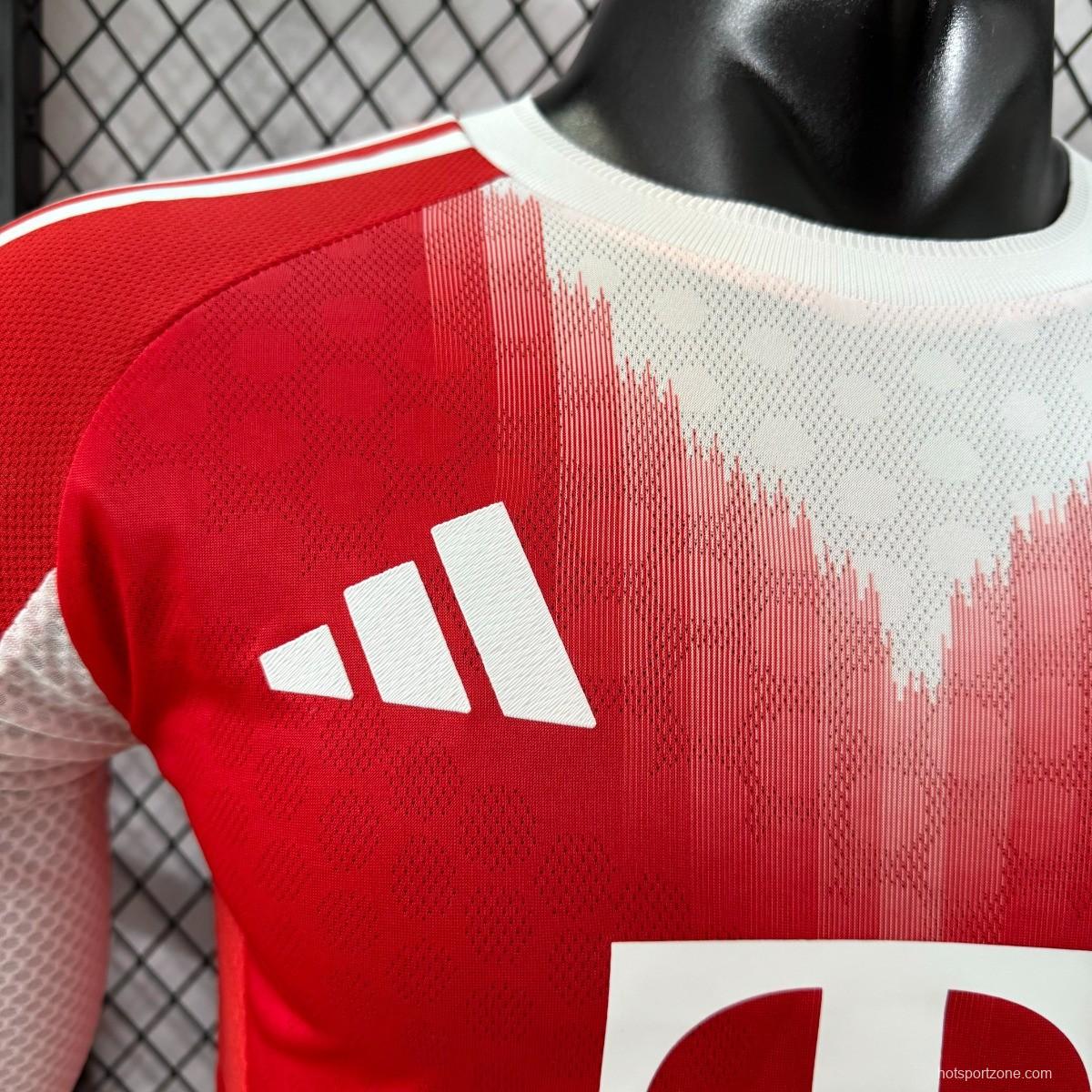 Player Version 25/26 Bayern Munich Home Long Sleeve Jersey