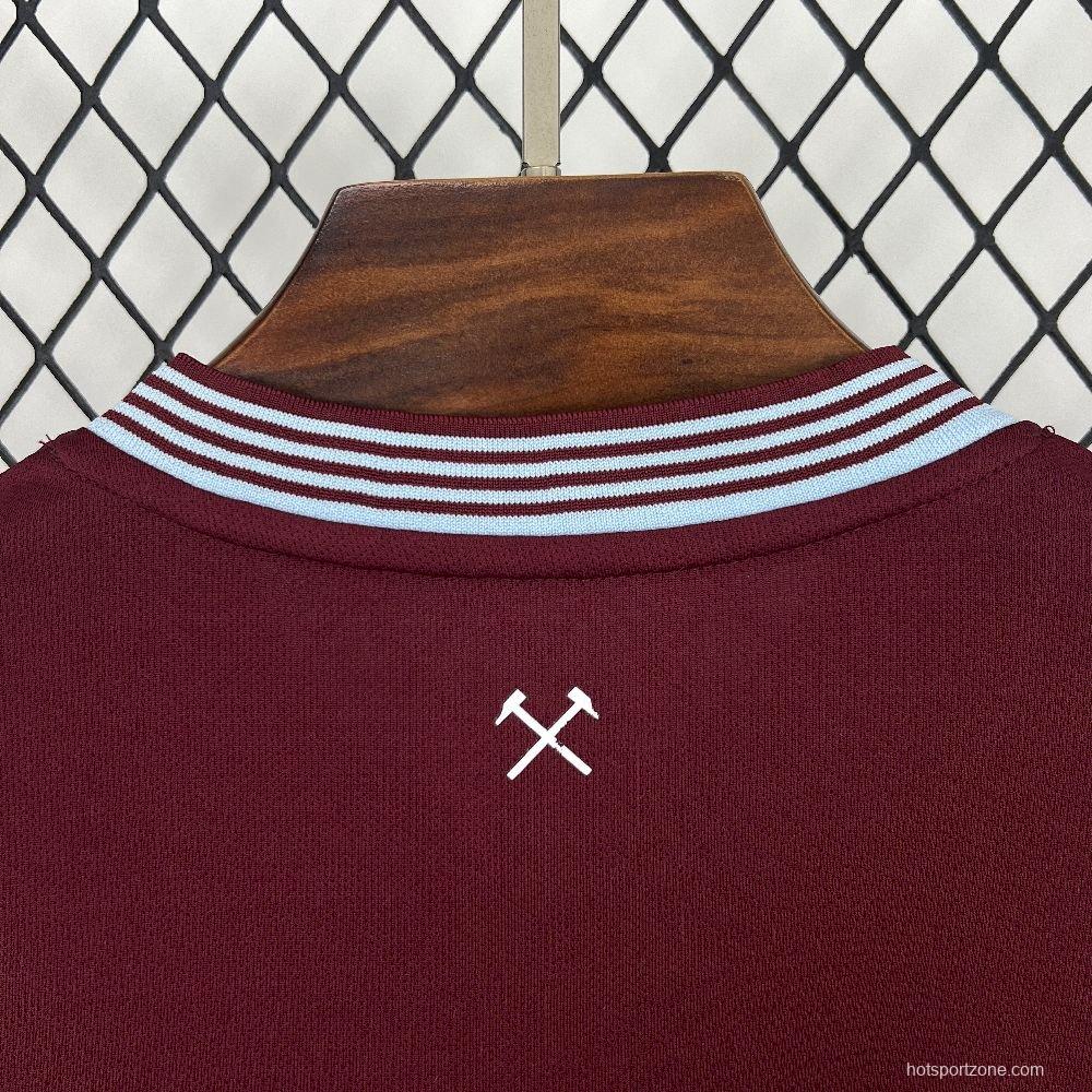 25/26 west Ham United Home Jersey
