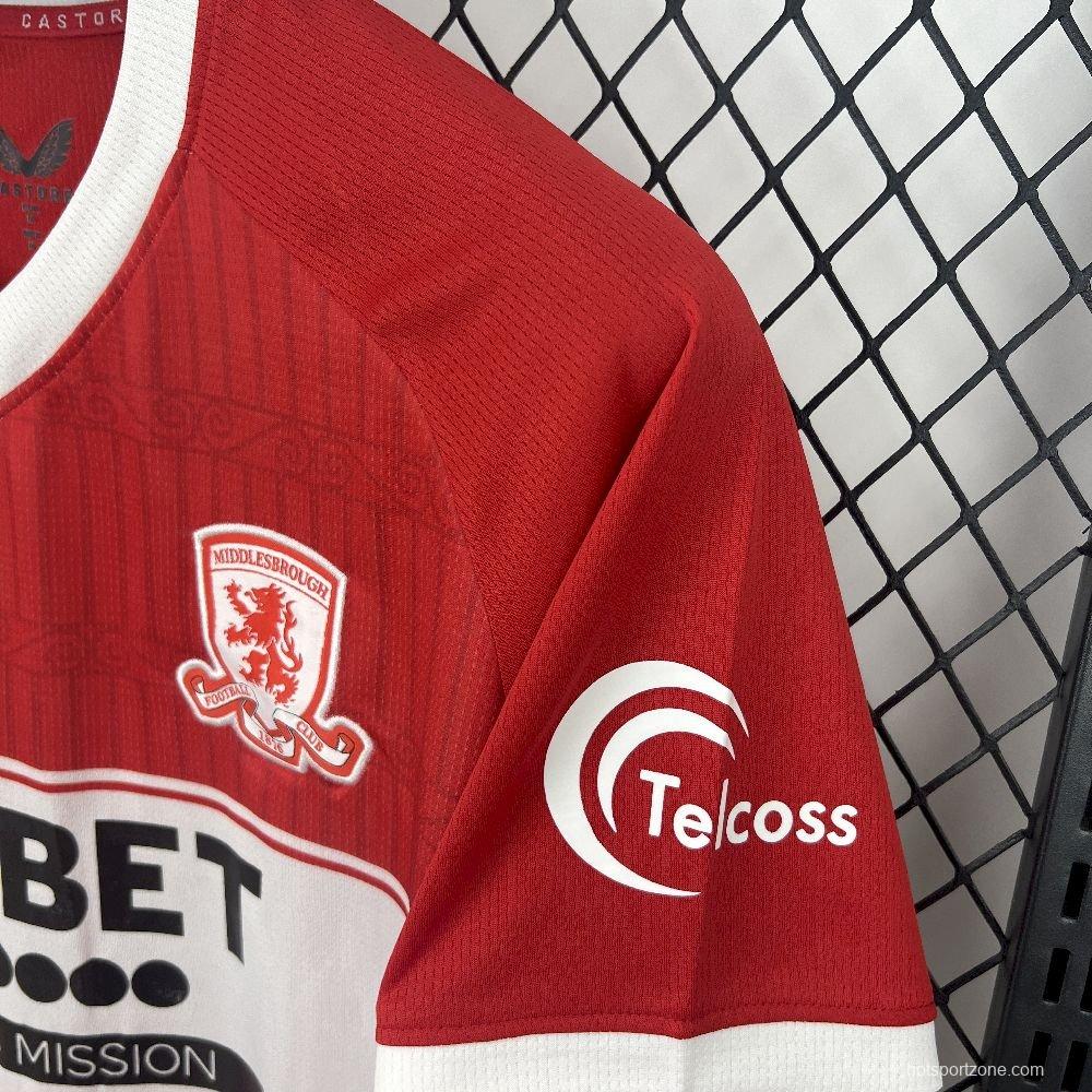 25/26 Middlesbrough Home Jersey