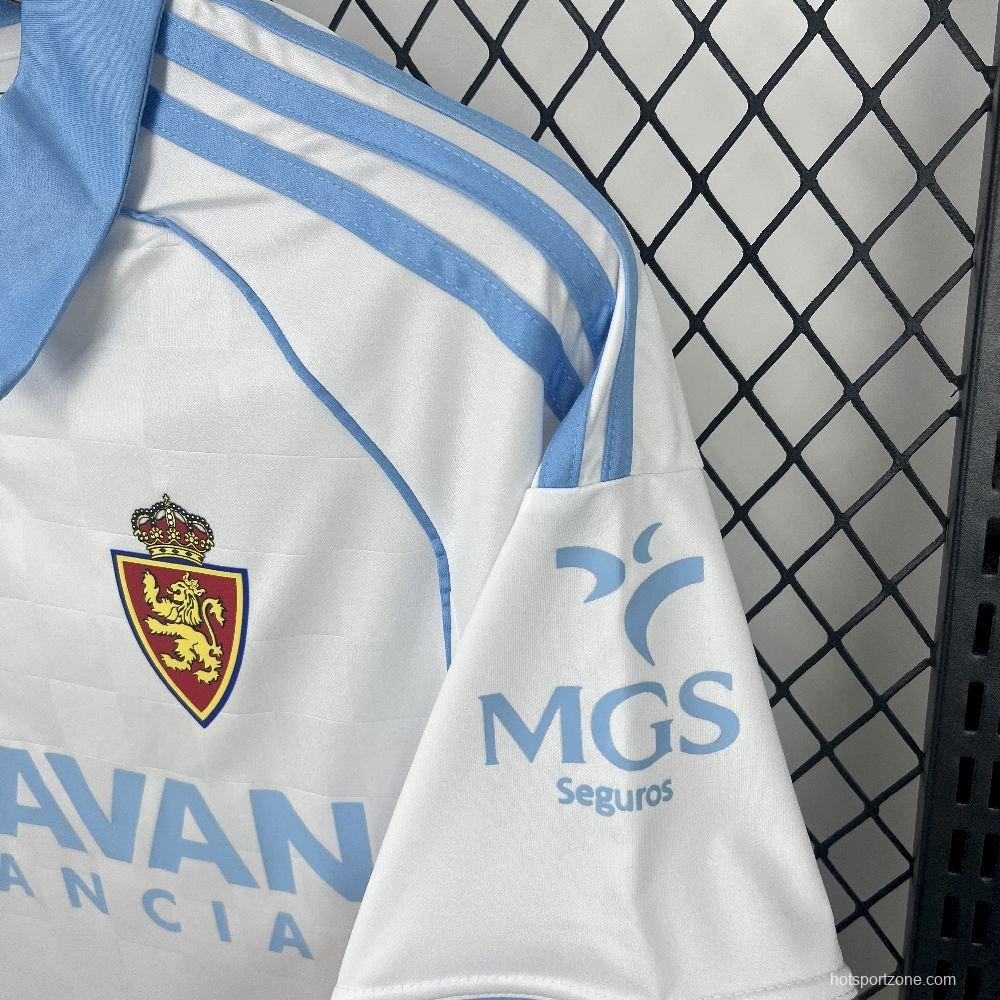 25/26 Real Zaragoza Home Jersey