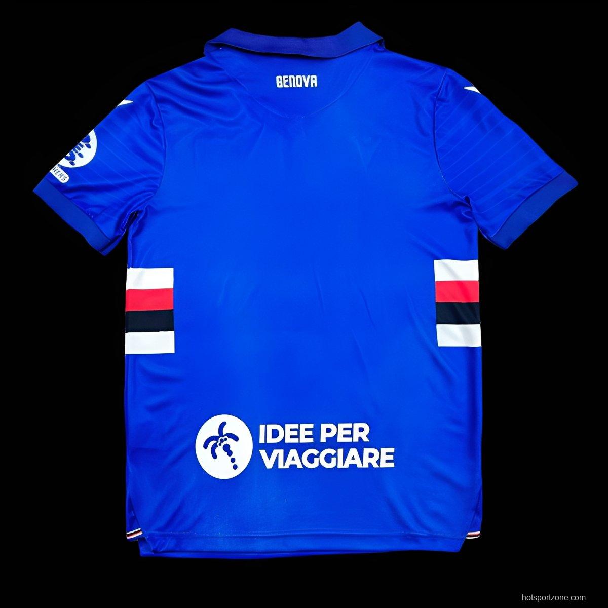 25/26 Sampdoria Home Jersey