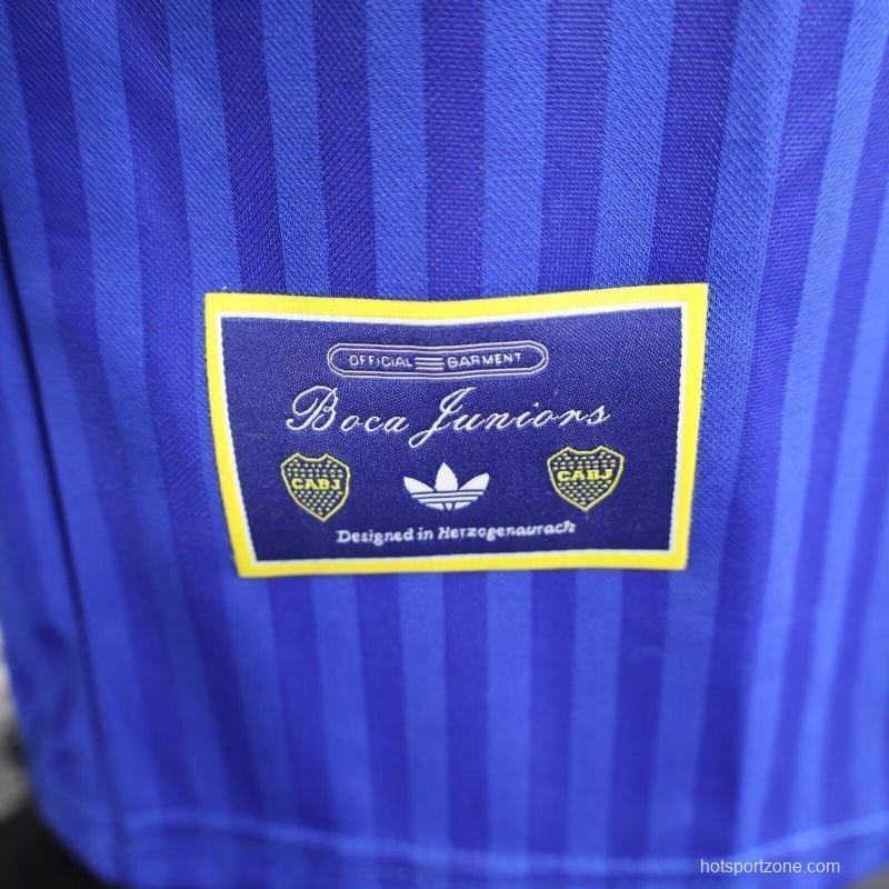 Player Version 25/26 Boca Juniors Adidas Original Terrace Icons Blue Jersey