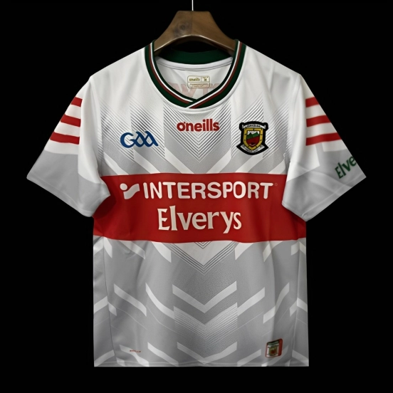25/26 Mayo GAA White with Red Trim Jersey