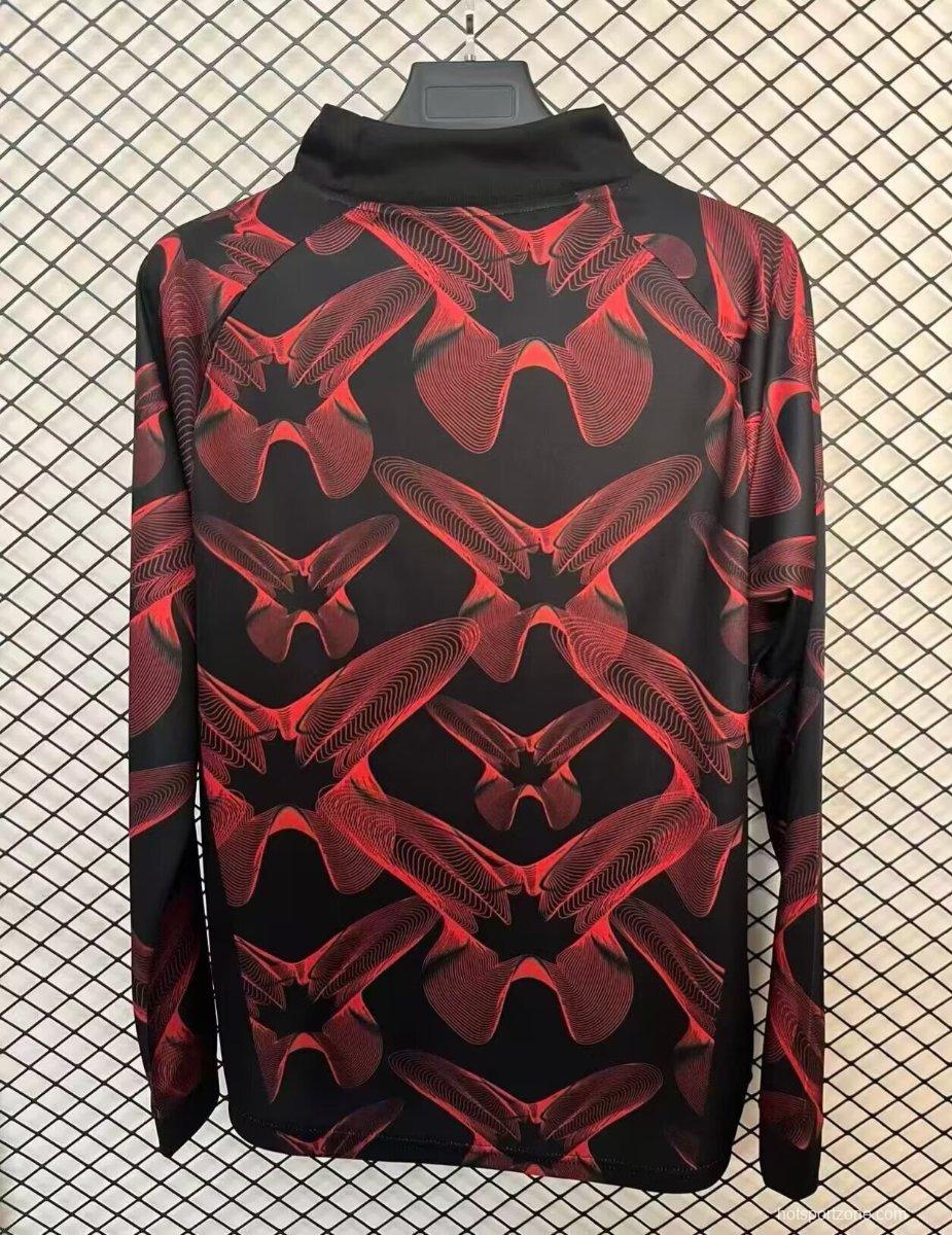 2026 Canada Black/Red Long Sleeve Goalkeeper Jersey