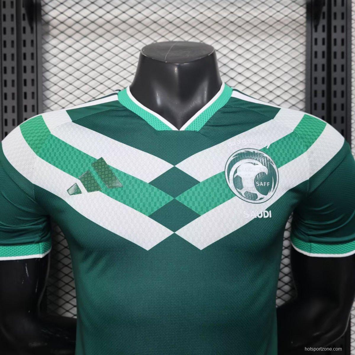 Player Version 2026 Saudi Arabia Green Pre-Match Jersey