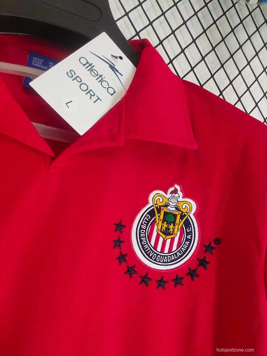 Retro 03/04 Chivas Guadalajara Third Red Jersey