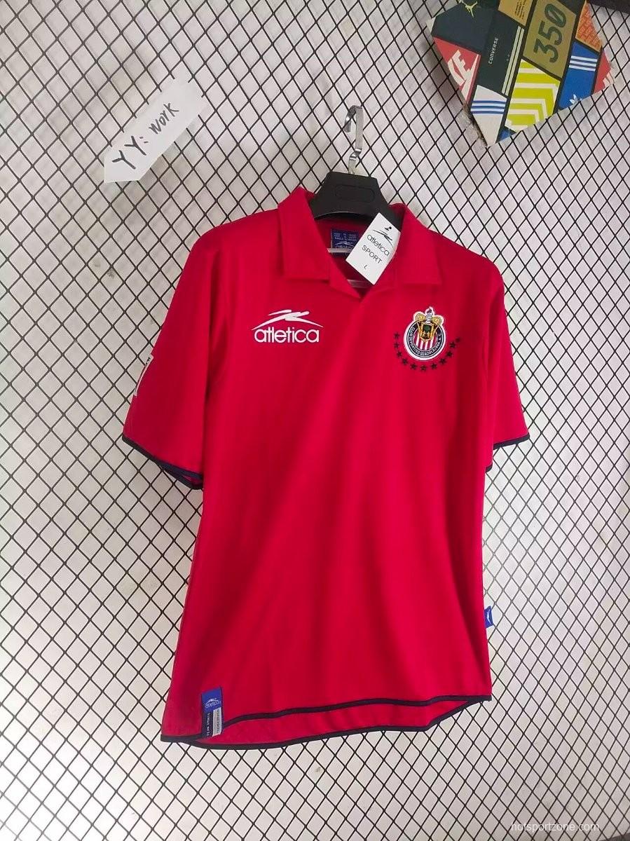 Retro 03/04 Chivas Guadalajara Third Red Jersey