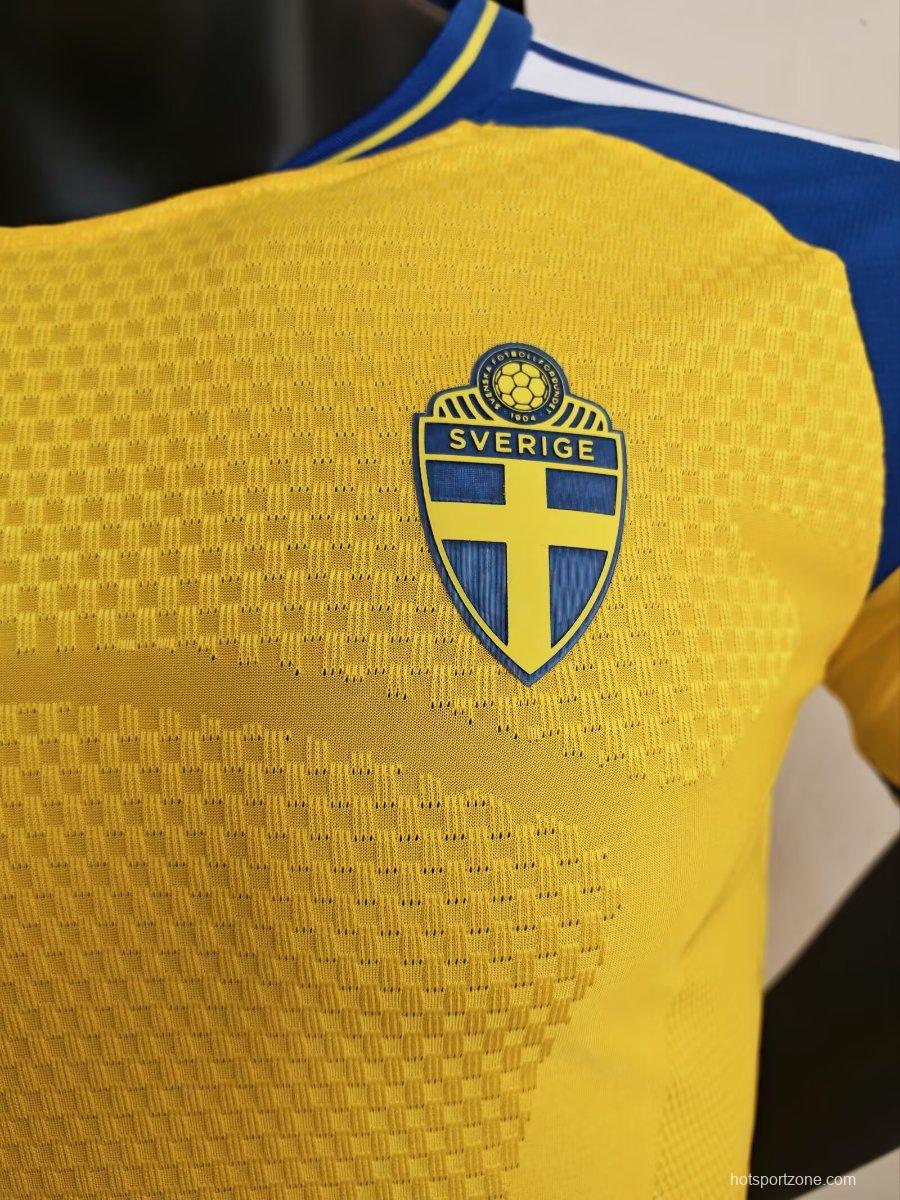 Player Version 2026 Sweden Home Jersey