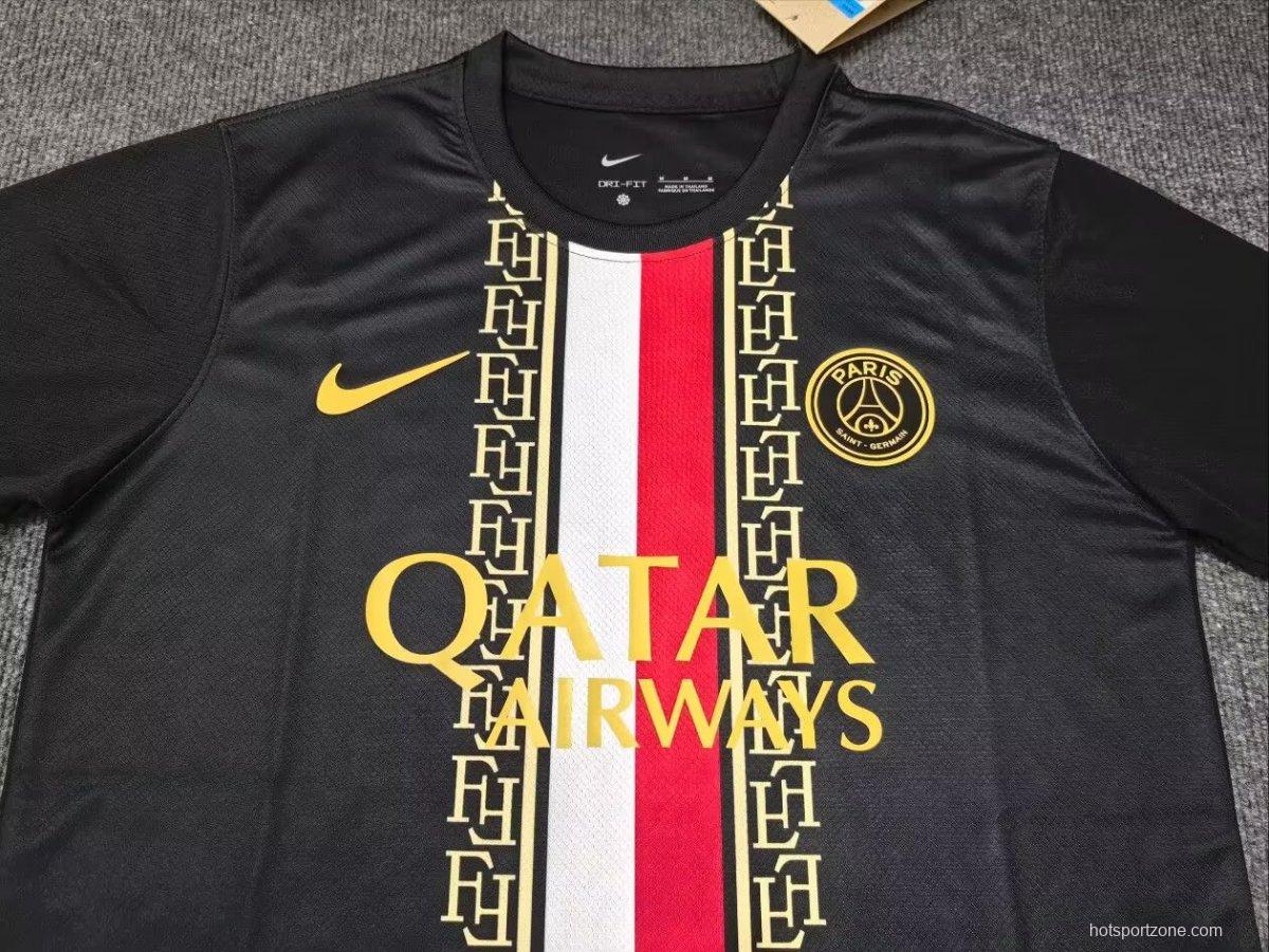 25/26 PSG Paris Saint-Germain Entrainement Black Special Jersey