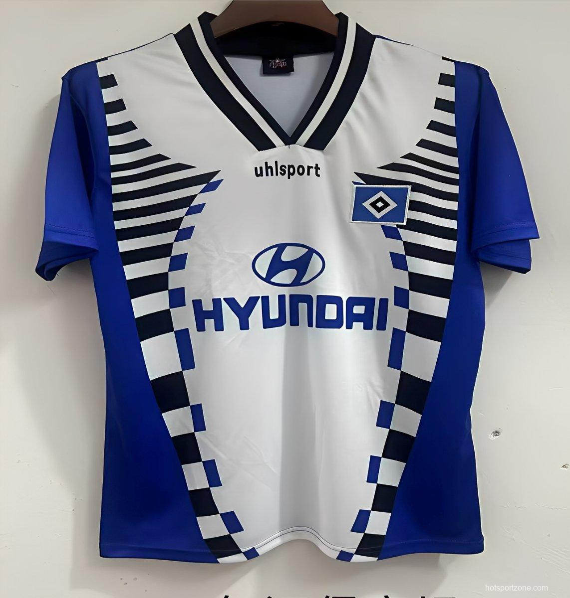 Retro 96/97 Hamburg SV Away Blue Jersey