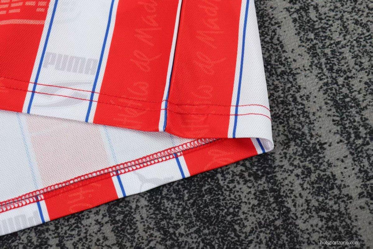 Retro 96/97 Kids Atletico Madrid Home Jersey