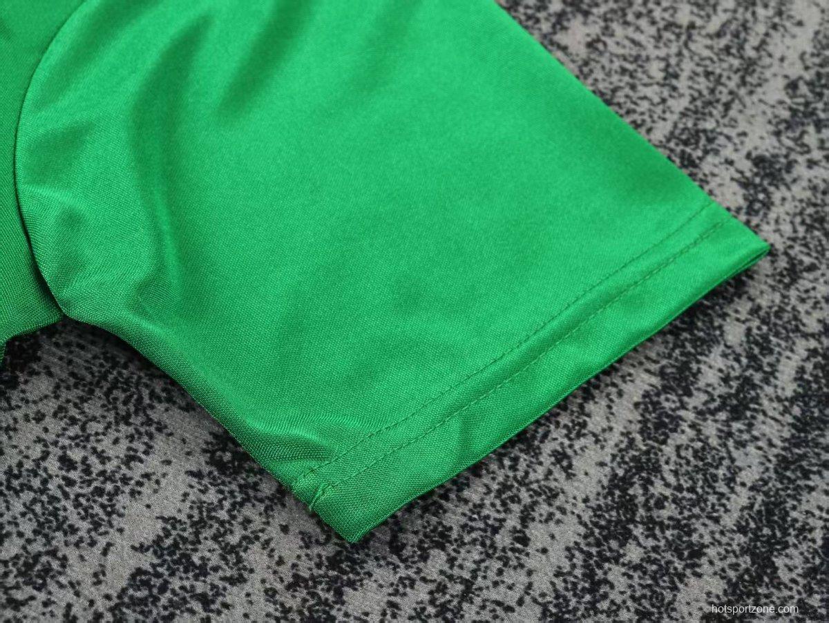 Retro 92/93 Kids Liverpool Away Green Jersey