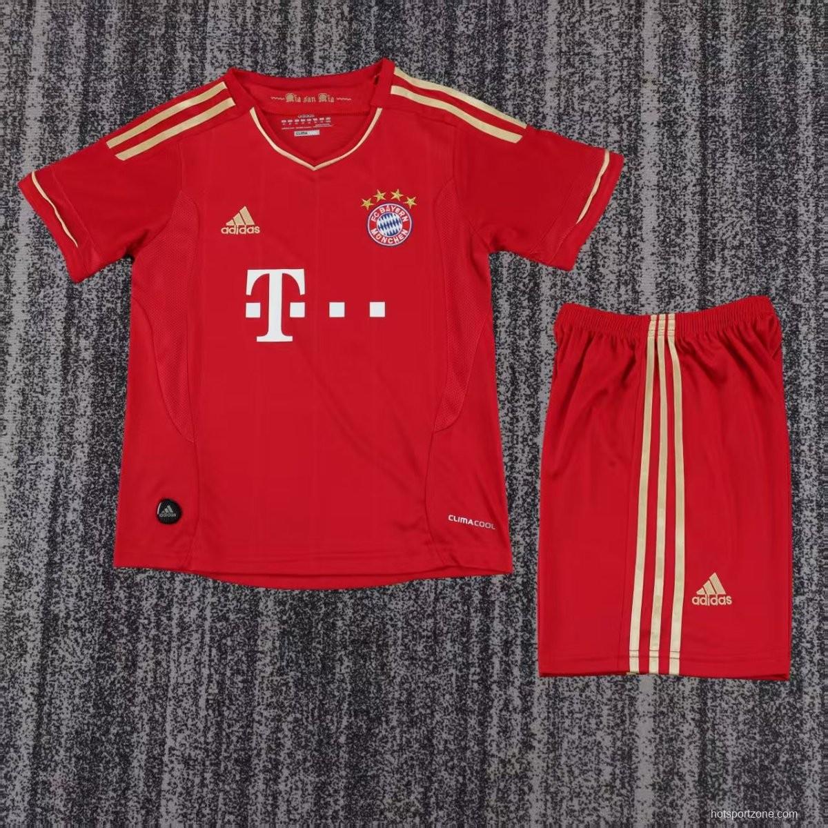 Retro 12/13 Kids Bayern Munich Home Jersey