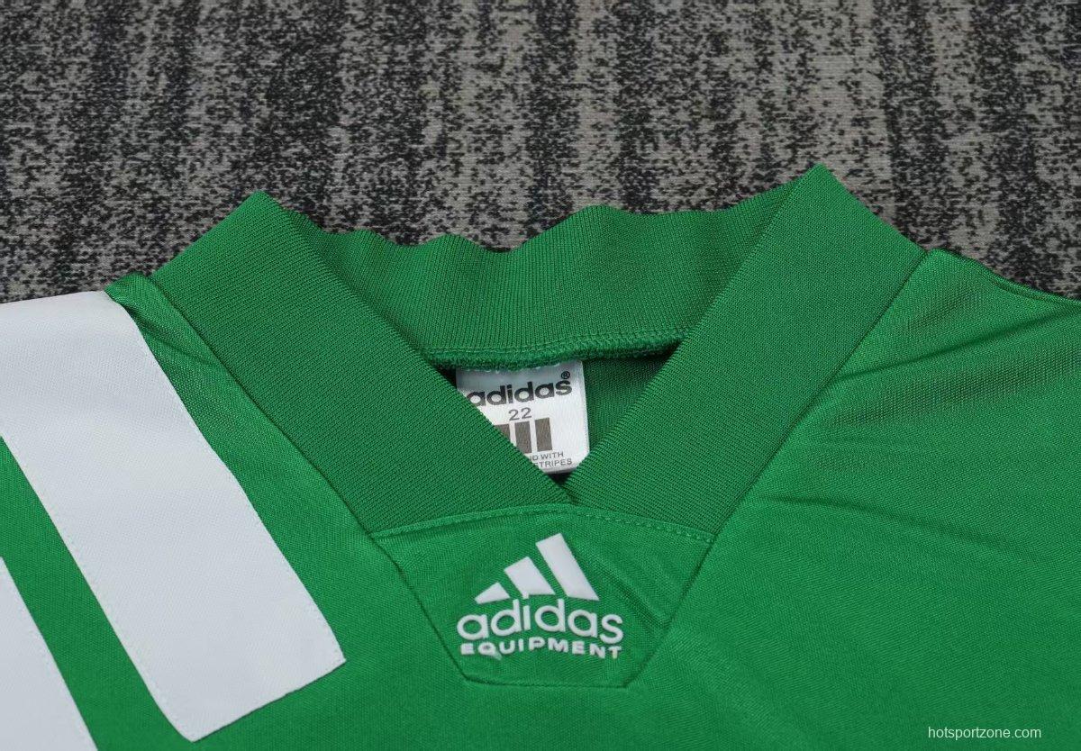 Retro 92/93 Kids Liverpool Away Green Jersey