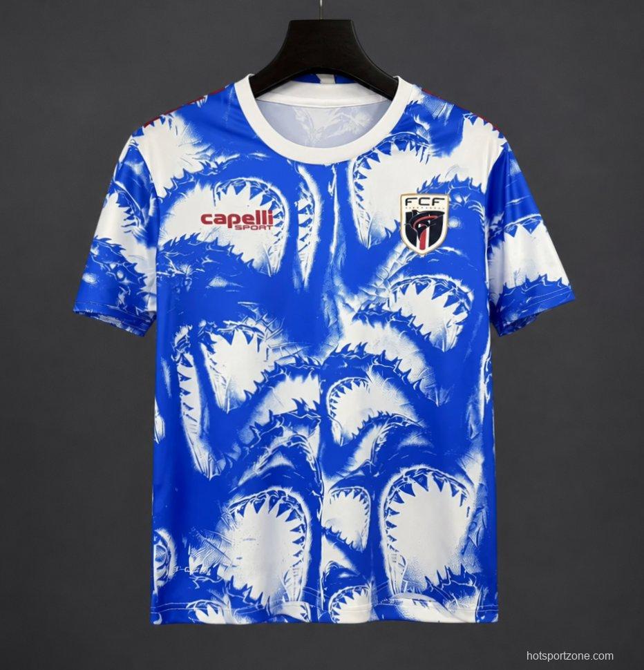 2026 World Cup Pre-Match Training Blue/White Jersey