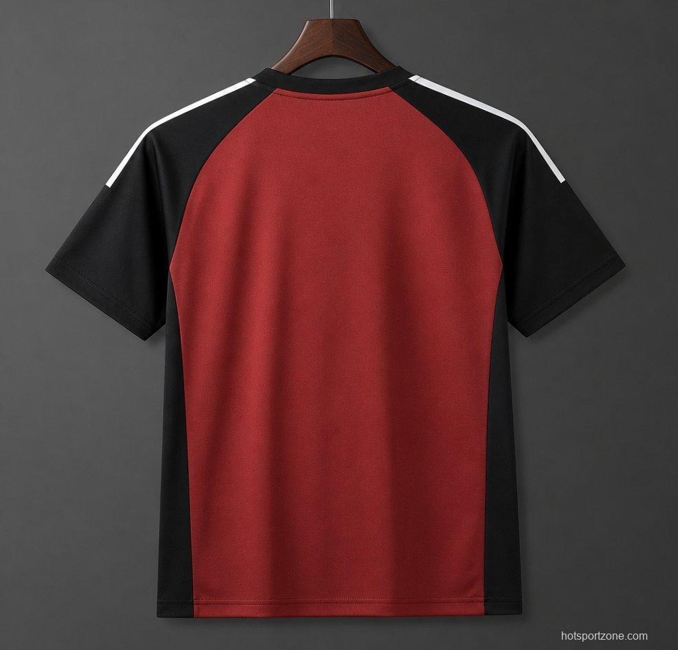 2026 Spain Wine/Black Goalkeeper Jersey