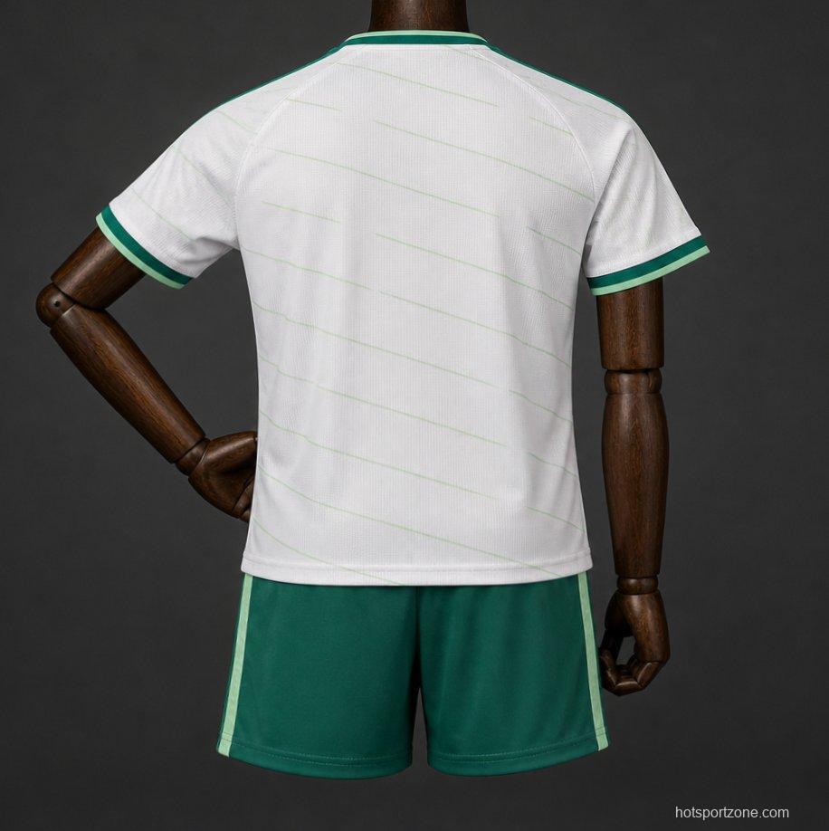 2026 Kids Northern Ireland Away White Jersey