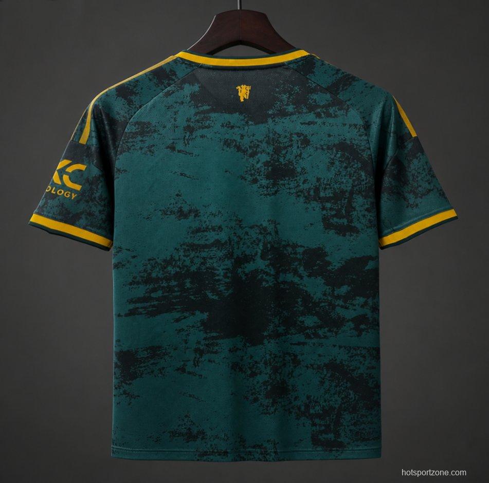 26/27 Adidas Manchester United Special Edition Green Gold Jersey