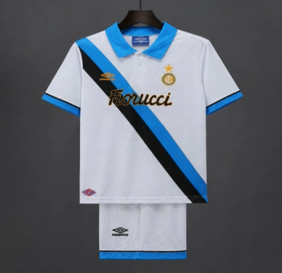 Retro Kids 94/95 Inter Milan Away White Jersey