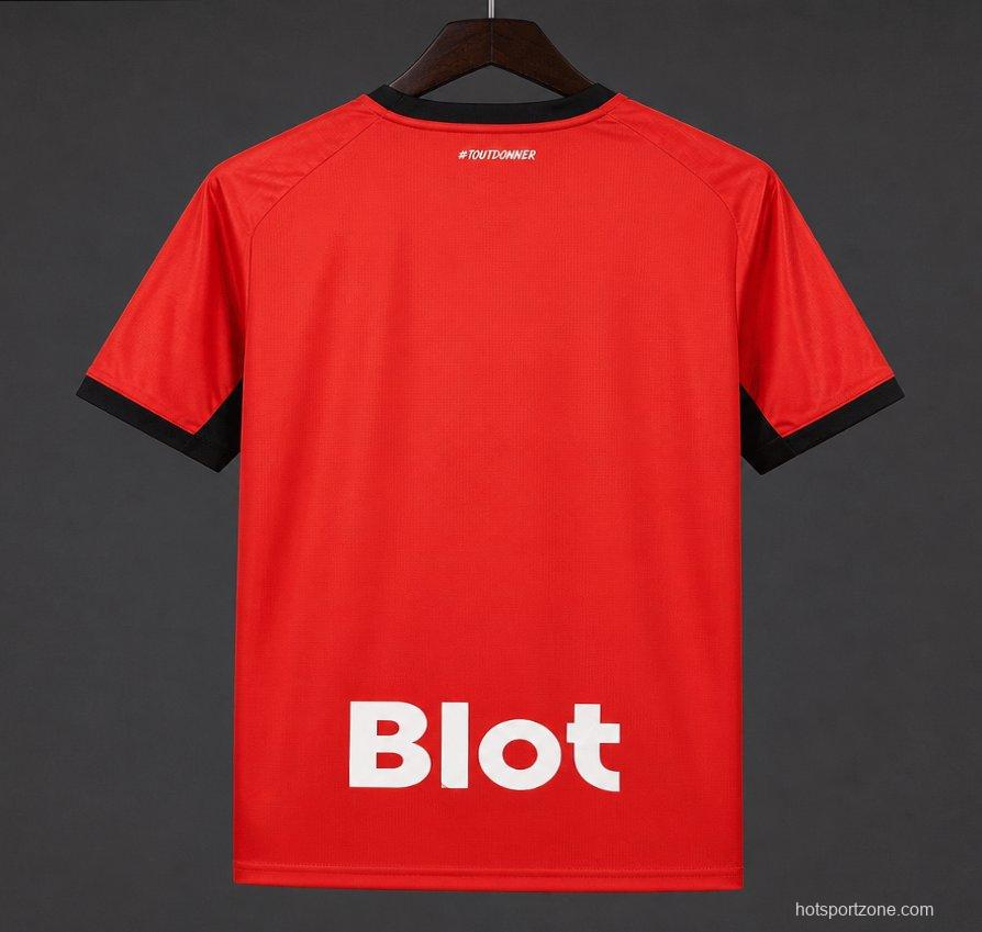 Player Version 26/27 Stade Rennais Red  Jersey