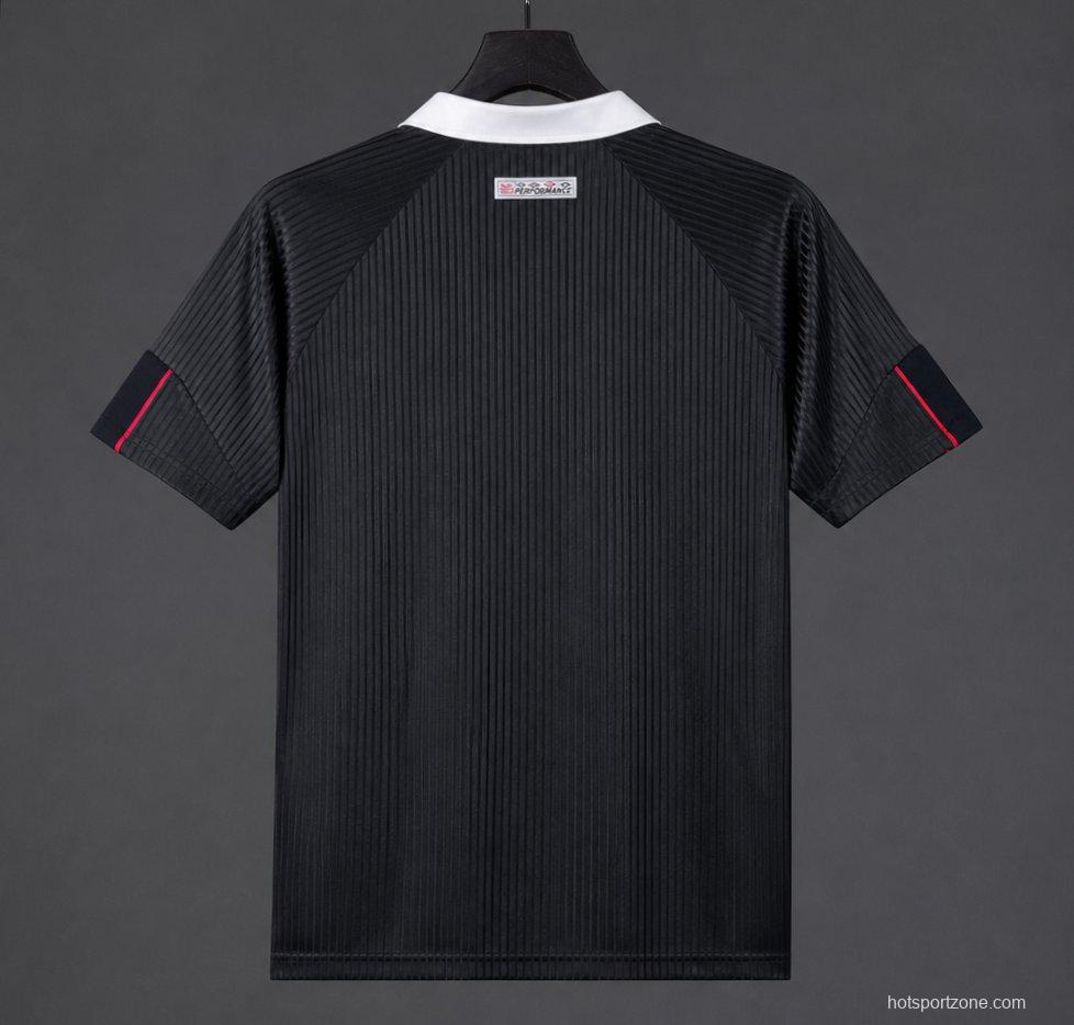 Retro 1997/99 England Black & Red Away Jersey