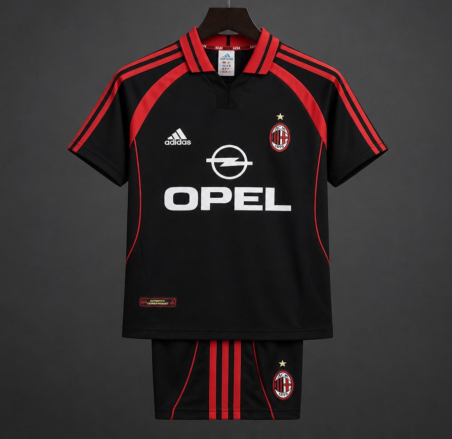 Retro Kids 00/01  AC Milan Third Jersey