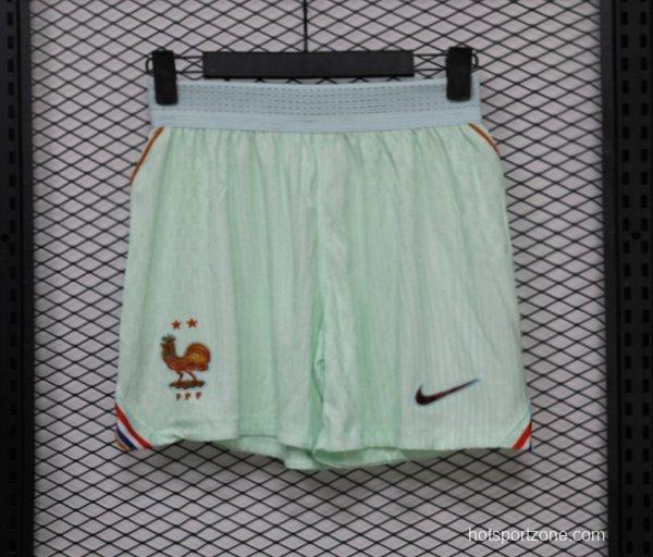 Player Version 2026 France Mint Green Away Shorts