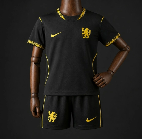 26/27 Kids Chelsea Away Black Jersey