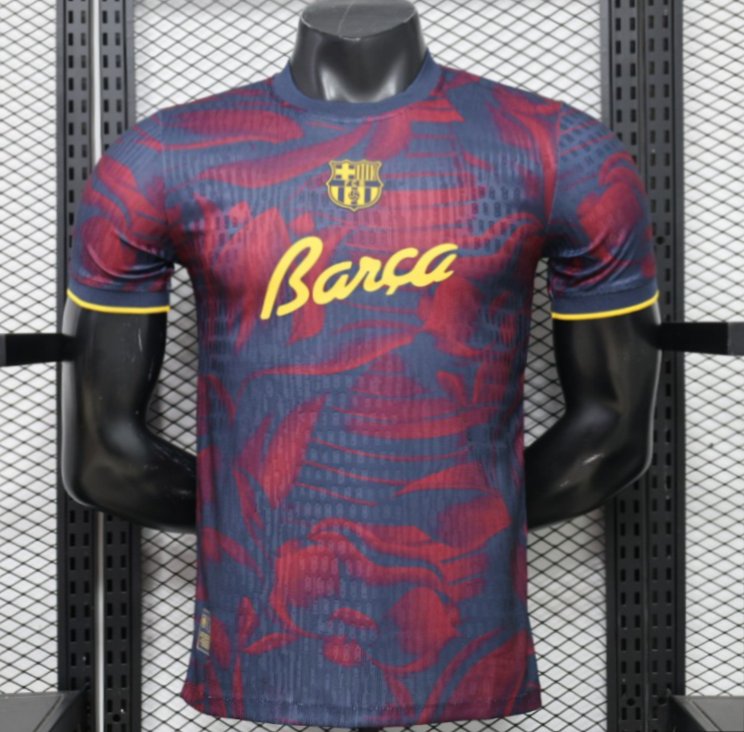Player Version 26/27 FC Barcelona Navy Blue & Red  Special Edition Jersey