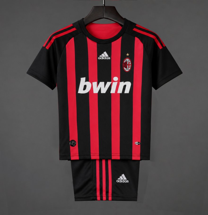 Retro Kids 08/09 AC Milan Home Jersey