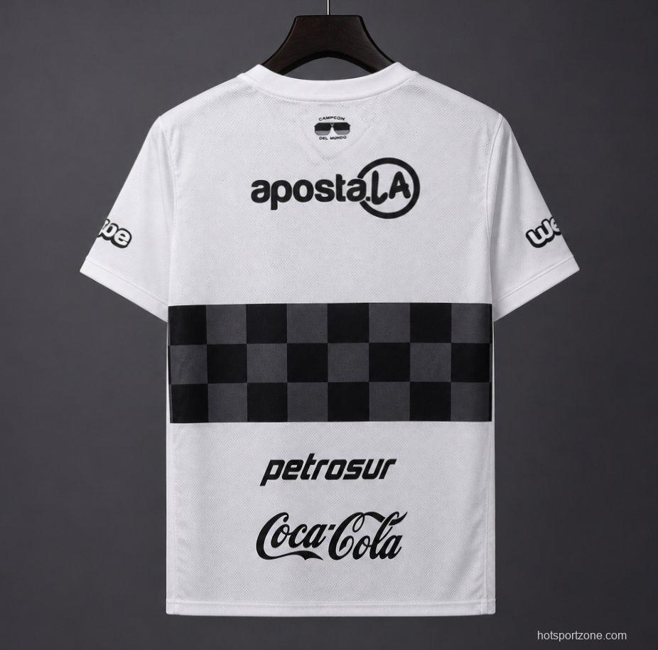 26/27 Olimpia Home White with Black Checkered Panel Jersey