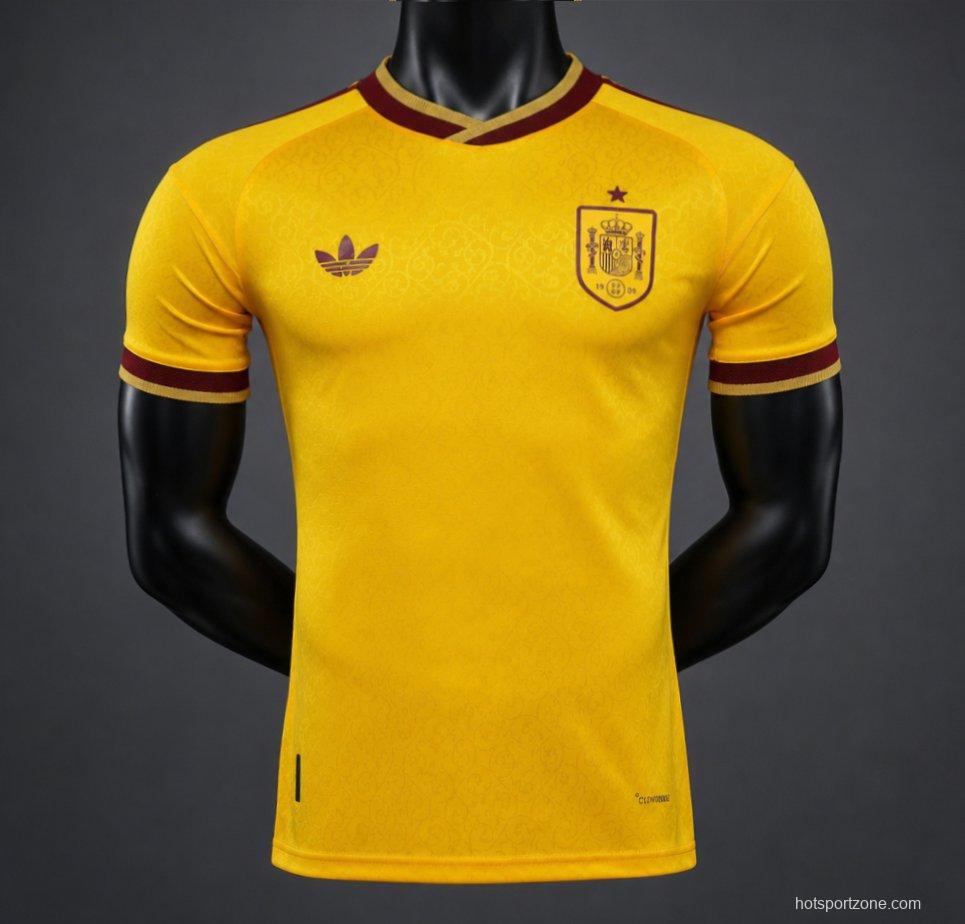 Player Version 2026 Spain Golden Special Jersey