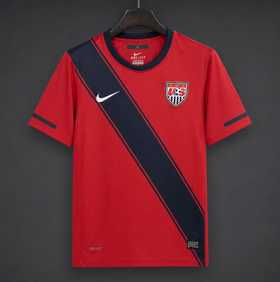 Retro 2011 USA Away Red Jersey