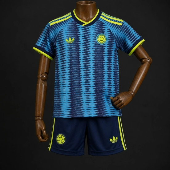 2026 Kids Colombia World Cup Away Kit