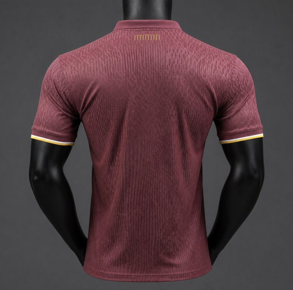 Player Version 26/27 AS Monaco Away Maroon Jersey