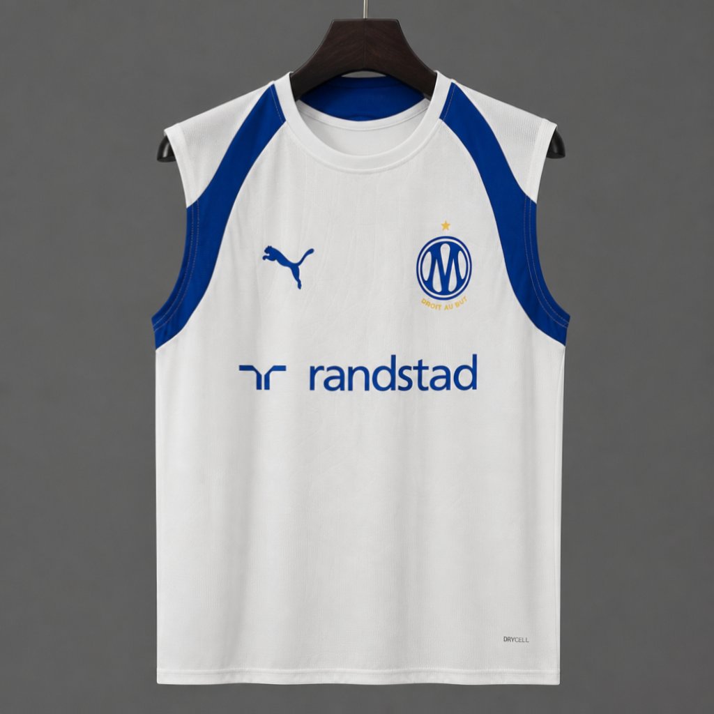 26/27 Olympique Marseille White Vest Jesey
