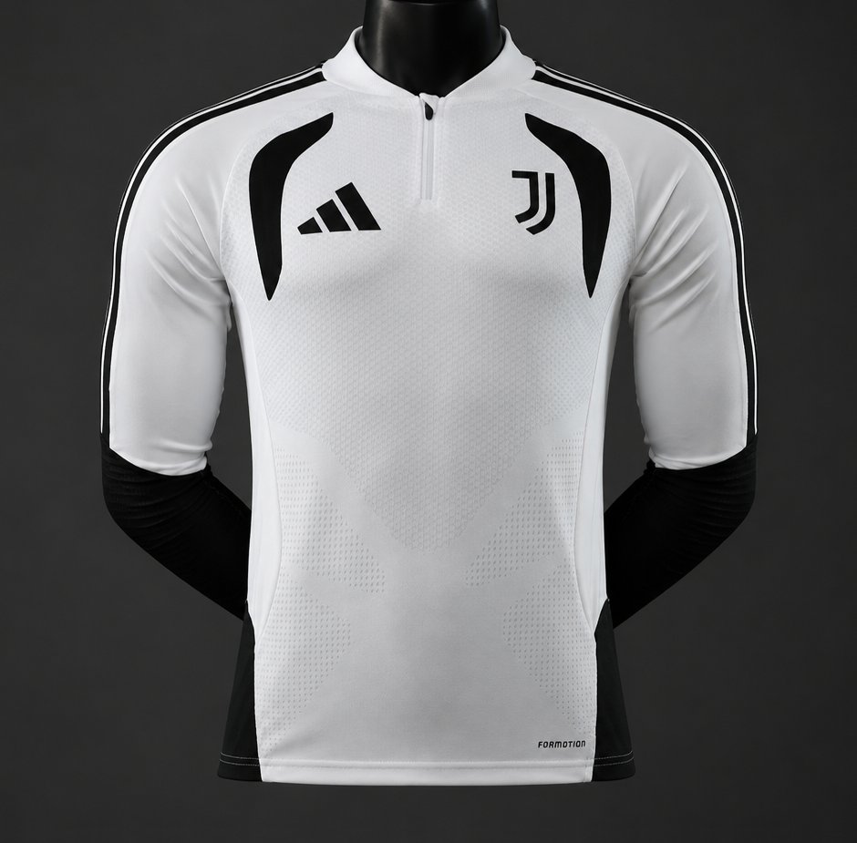 Player Version 26/27 Juventus FC White  Long Sleeve Jersey