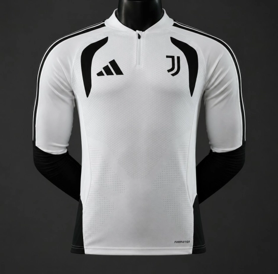 Player Version 26/27 Juventus FC White  Long Sleeve Jersey