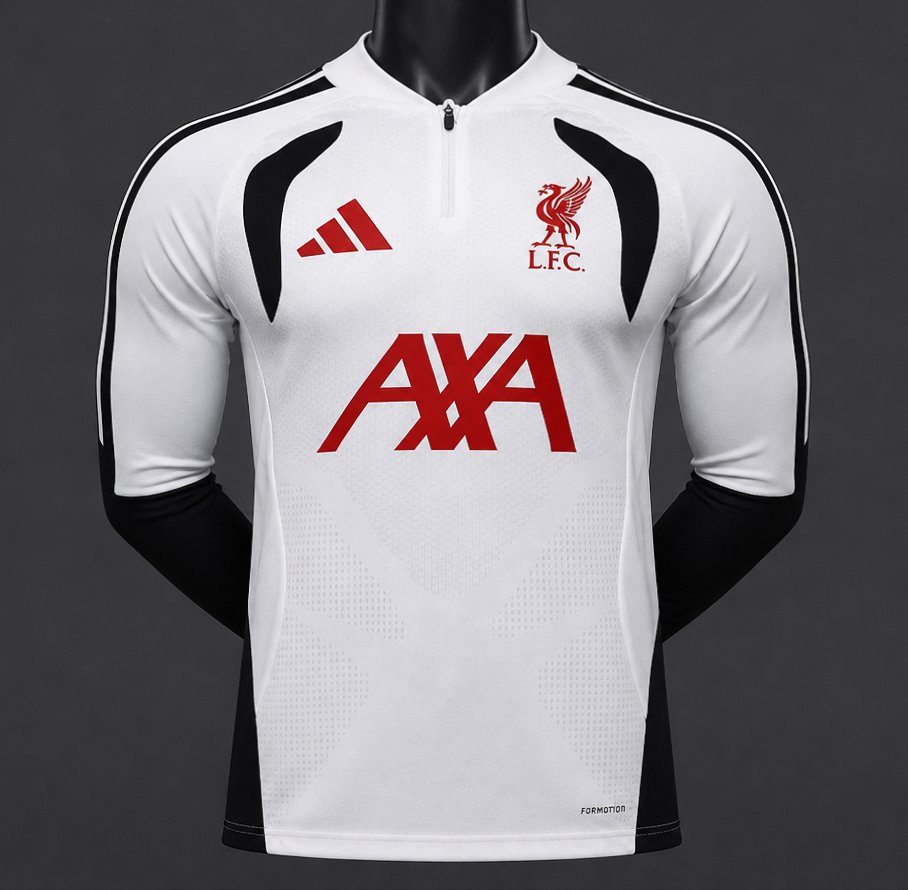 Player Version 26/27 Liverpool FC White  Long Sleeve Jersey
